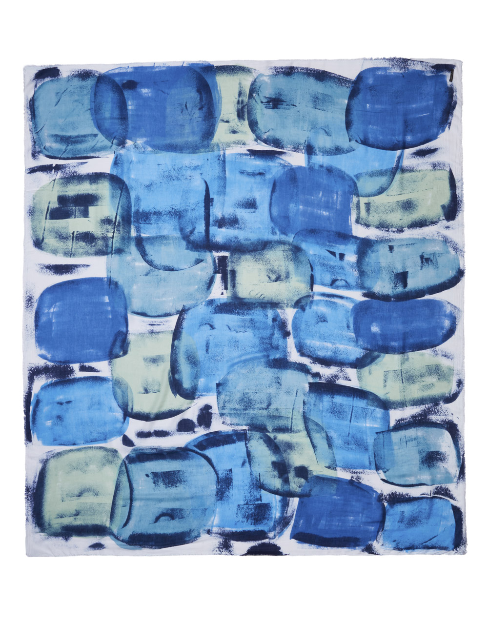 Square scarf with handpainting effect | Faliero Sarti Amedeo