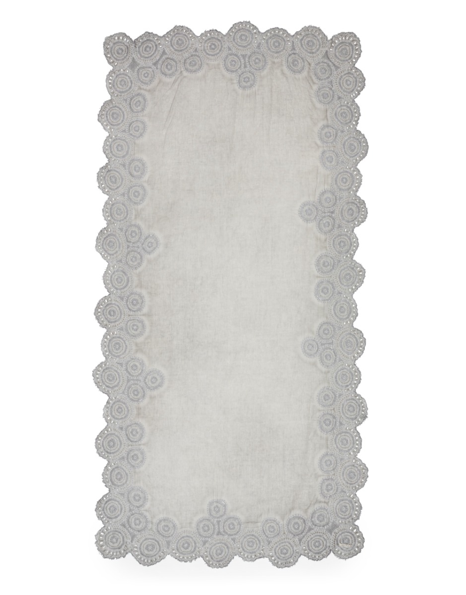 Embroidered scarf | Faliero Sarti Reina