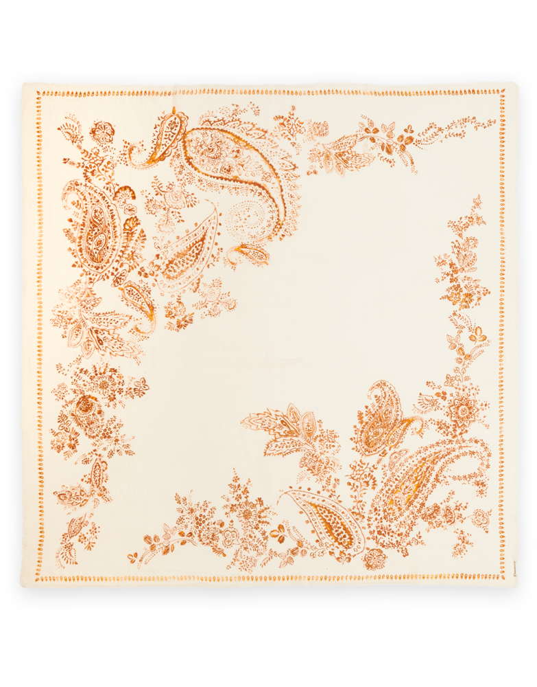 Printed cotton scarf | Faliero Sarti Emiliana