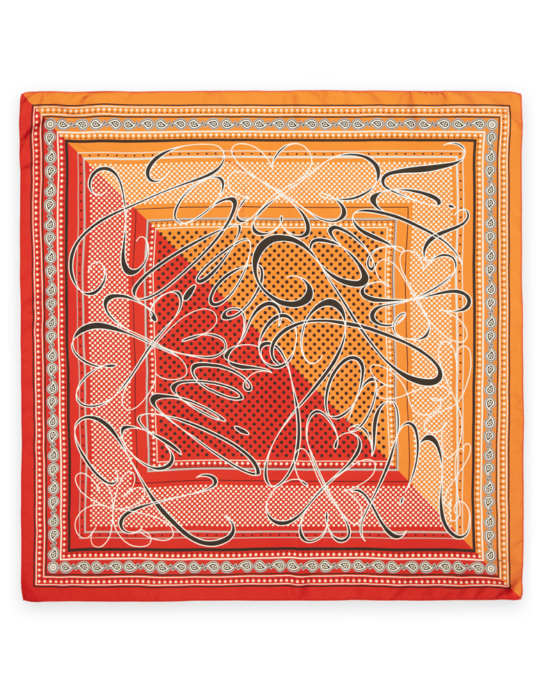 Silk headscarf | Faliero Sarti Cinzietta