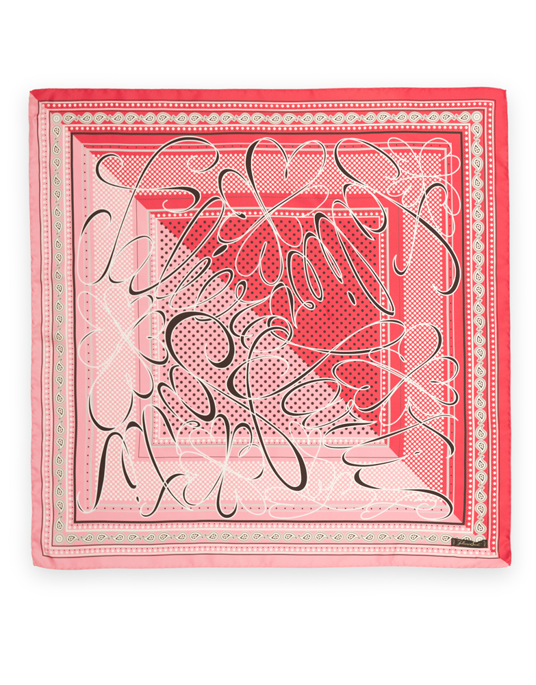 Silk printed headscarf | Faliero Sarti Clotilde