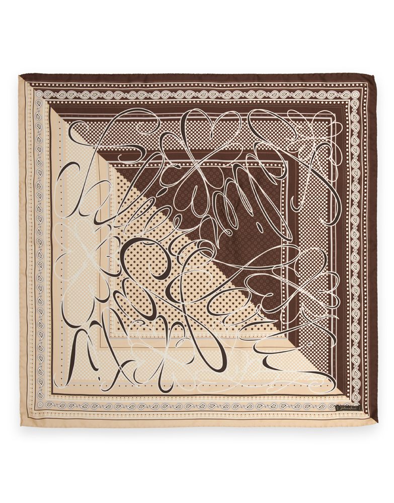 Silk printed headscarf | Faliero Sarti Clotilde