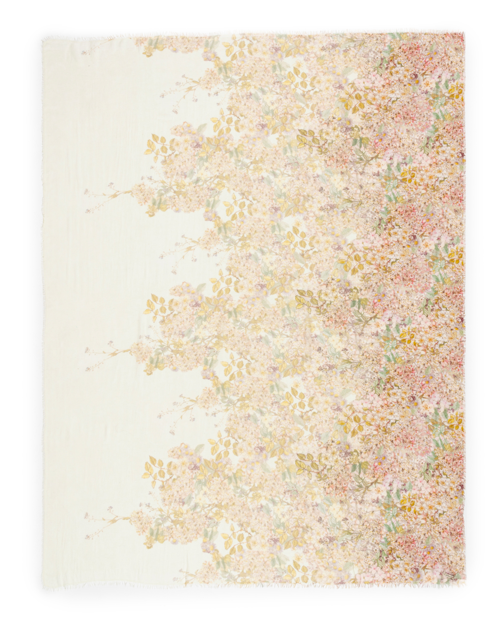 Stole with flower print | Faliero Sarti Chantal