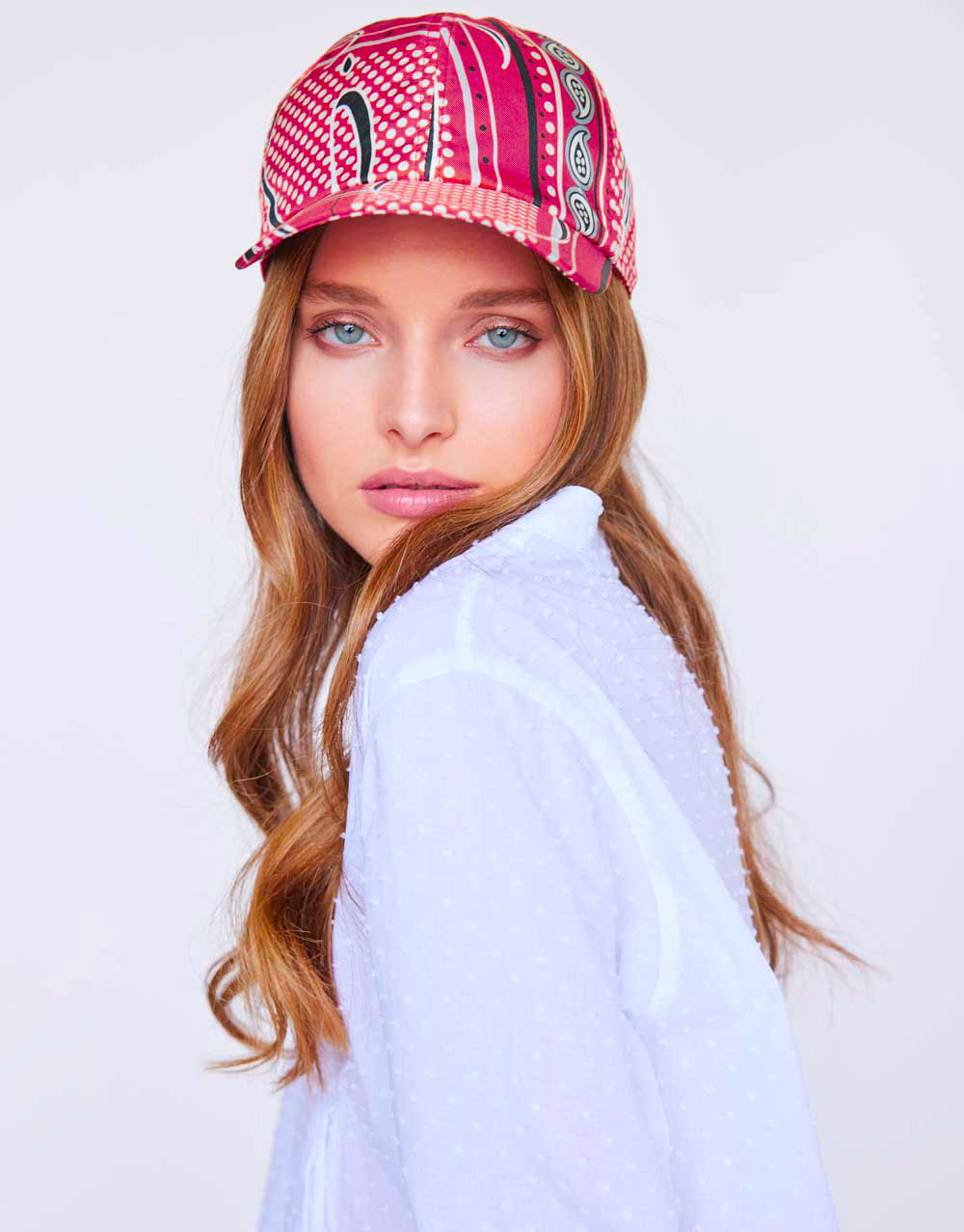 Silk baseball cap | Faliero Sarti Berry