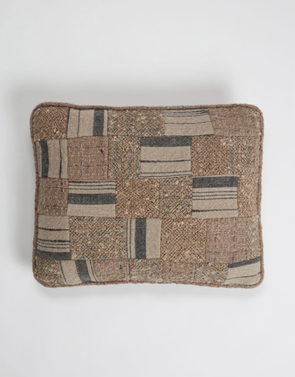 Cuscino patchwork tessuto | Faliero Sarti Patchwork Cushion (Big Rectangle)