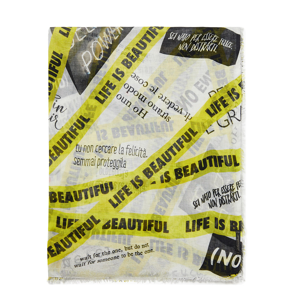 <p>Modal blend printed scarf</p> | Faliero Sarti No End