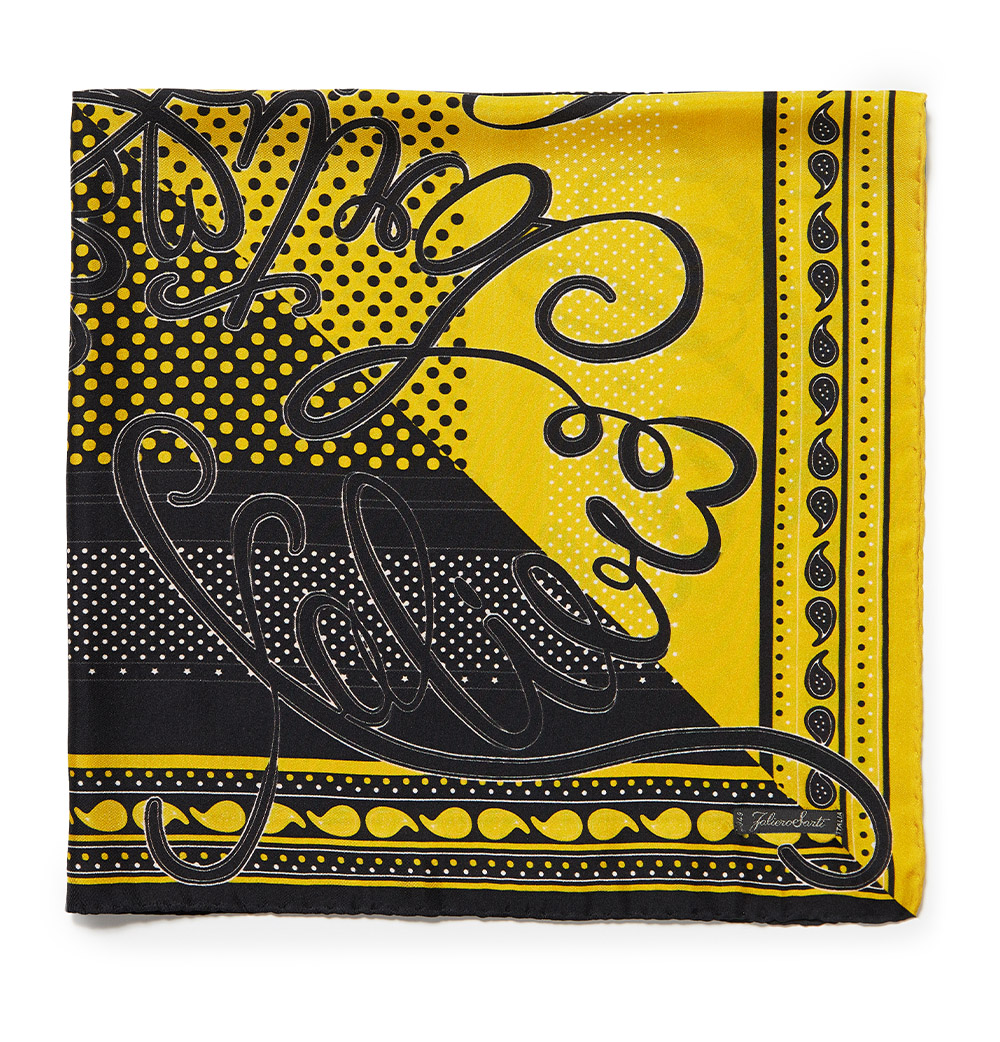 <p>Print headscarf in pure silk</p> | Faliero Sarti Monni