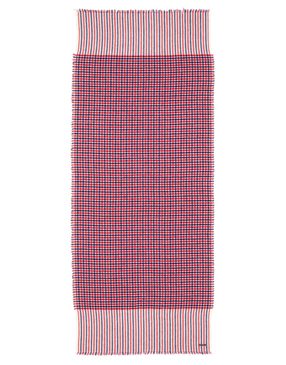 <p>Wool and cashmere blend scarf</p> | Faliero Sarti Ivory