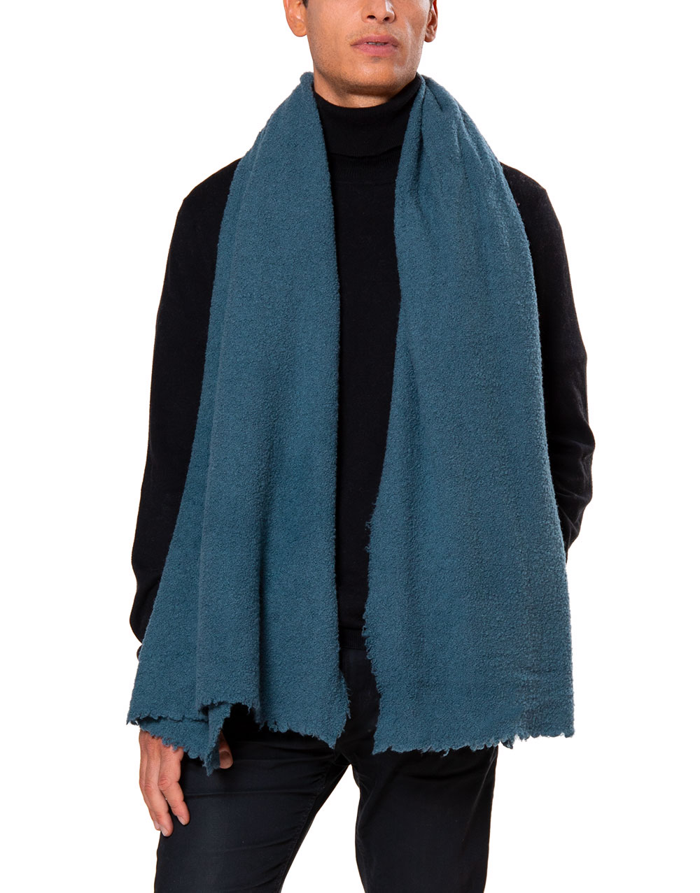 Rectangular scarf in virgin wool and cashmere blend. | Faliero Sarti Alexia
