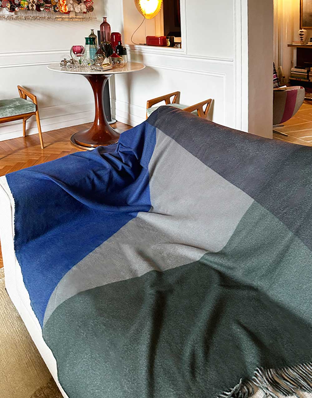 Plaid in cashmere | Faliero Sarti Sailor Plaid