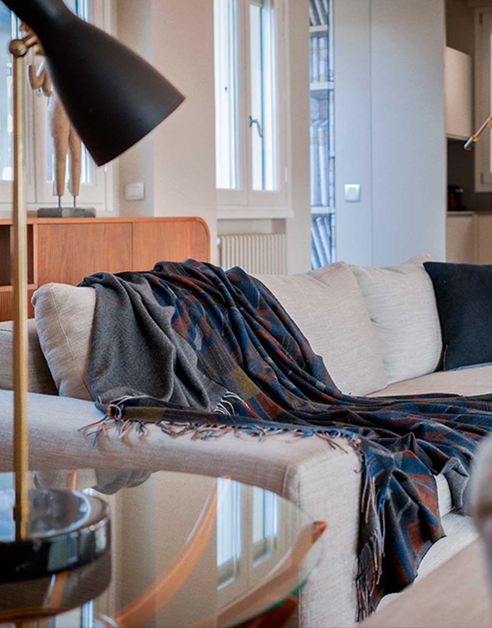 <p>Cashmere and wool plaid</p> | Faliero Sarti Irlanda