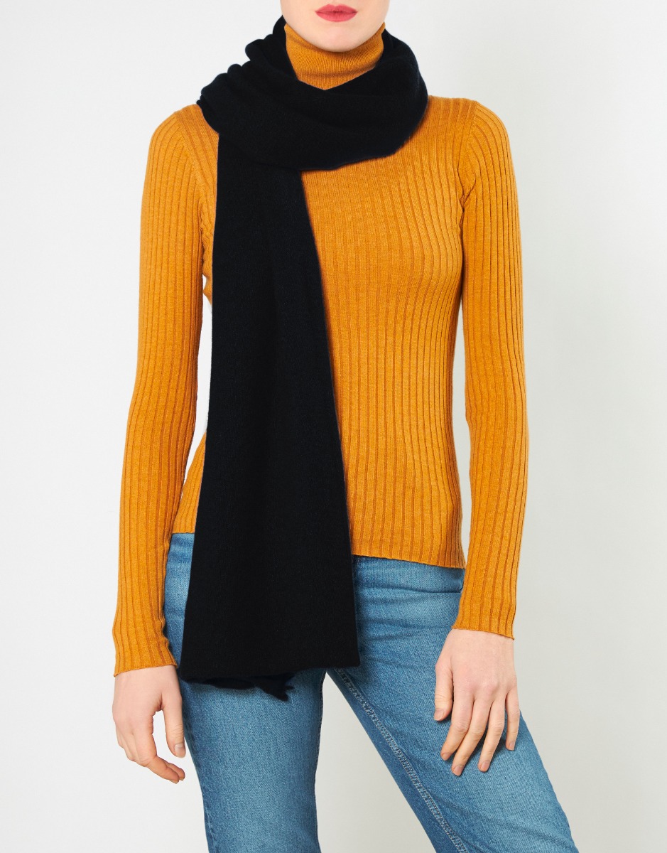 Rectangular pure cashmere scarf | Faliero Sarti Adriel