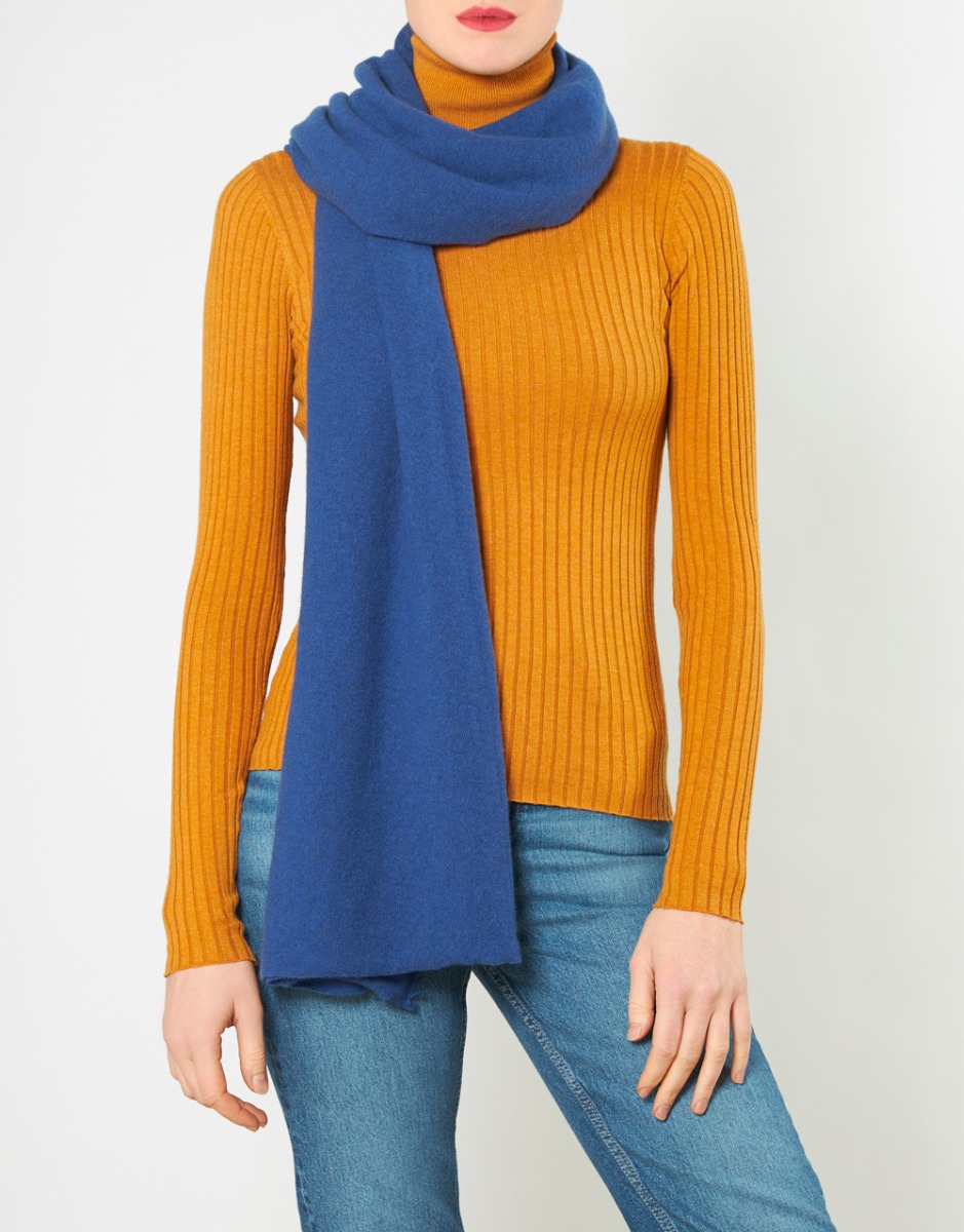 Rectangular pure cashmere scarf | Faliero Sarti Adriel