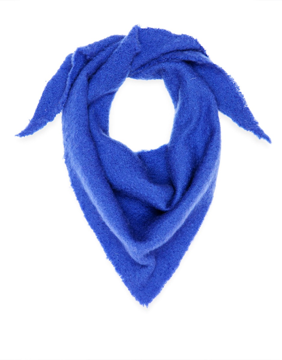 <p>Virgin wool and cashmere blend triangular bandana</p> | Faliero Sarti Kat