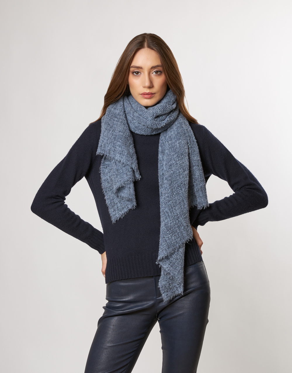 Sciarpa in lana vergine e cashmere | Faliero Sarti Tamy