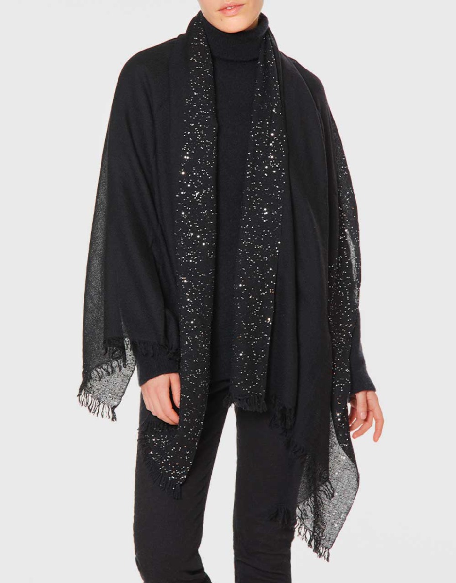 New Dalila, Virgin wool and silk blend stole