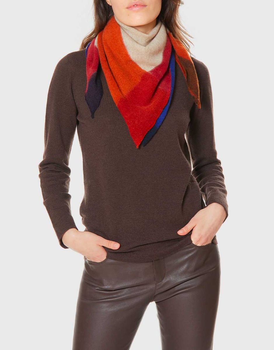 Sciarpa quadrata in cashmere | Faliero Sarti Quadriel